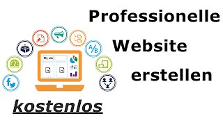 Professionelle Website erstellen  kostenlos [upl. by Anilas]