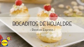 Bocaditos de hojaldre 🍰🍓  Recetas de Postres  Lidl España [upl. by Ennahgem]