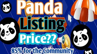 🤑 panda coin listing date l panda coin price 0 03 l panda New update [upl. by Leamiba]