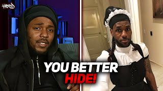 Kendrick Lamar WARNS LeBron James To Run After Puffy Tapes Get Sold [upl. by Shepp]