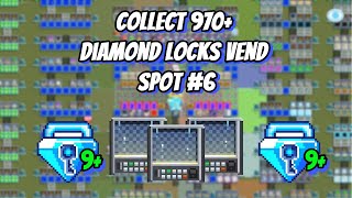 Collected 970 Diamond Lock Vend Spot 6  Growtopia growtopia growtopiaindonesia [upl. by Evadnee655]