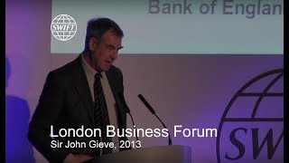 London Business Forum 2013 Sir John Gieve [upl. by Tongue464]