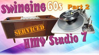 HMV Studio 7 Radiogram Service Model T345 From 1966  1969 Part 2 [upl. by Alleciram]