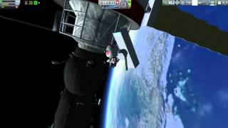 KSP  RSSRO EVA work on MIR space station [upl. by Felecia]