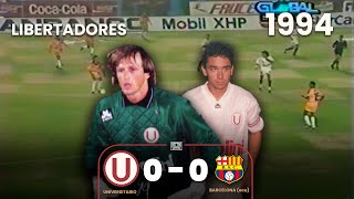 Universitario 00 Barcelona SC ECU  Año 1994  Partido completo  Copa Libertadores⚽🎞 [upl. by Mcwilliams]