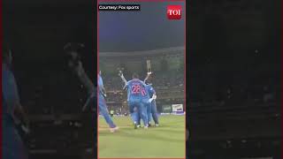 Dhonis Winning Shot from 2011 World Cup Final Match  India vs Australia World Cup 2023 Final [upl. by Annaeerb]