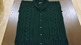 Knitted sweater for men [upl. by Eneleahcim]