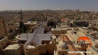 4K Aerial footage of Bethlehem filmed by drone in 2016 [upl. by Holey]