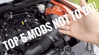 Top 5 Mods Not To Do To Your Ecoboost Mustang [upl. by Lisabet]