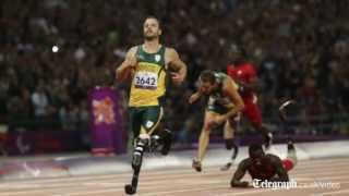 Oscar Pistorius shock defeat at 2012 Paralympics  reaction [upl. by Mureil]