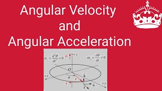 Angular Velocity and Angular Acceleration 1st year physics Ch5 [upl. by Ocirema]