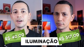 Como fazer ILUMINAÇÃO PARA VÍDEOS no YouTube  PASSO A PASSO [upl. by Colt]