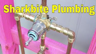 Plumbing With Sharkbite Fittings [upl. by Nahtanod]