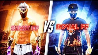 ROYAL FF VS SUMIT FF CUSTOM CHALLENGE 😱 freefire explorepage edit 😱😈 [upl. by Anchie]