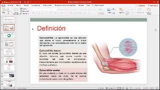 EPICONDILITIS LATERAL EPITROCLEITIS MEDIAL  EXPO [upl. by Anahsohs524]