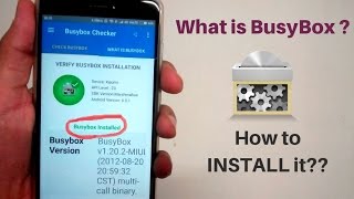 What Is BusyBox  How To INSTALL BusyBox on Any Android Device ROOT 2017 latest [upl. by Dranyl450]