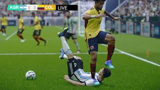 🔴ARGENTINA vs COLOMBIA EN VIVO  FINAL  Copa América 2024  PES 21 Simulation Gameplay [upl. by Tnattirb]