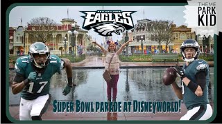 Magic Kingdom 2018 Super Bowl Champ Nick Foles  Philadelphia Eagles Walt Disney World Parade NEW [upl. by Primalia]