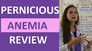 Pernicious Anemia Nursing Pathophysiology Symptoms Treatment  Anemia Types NCLEX [upl. by Mimajneb]