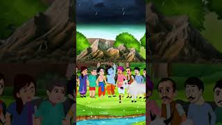 Little Krishna Hindi  Episode 2 Govardhana Lila [upl. by Alyl518]