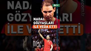 Efsanevi Tenisçi Rafael Nadal Kortlara Gözyaşları ile Veda Etti shorts youtubeshorts nadal ntv [upl. by Isabel656]