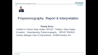 Polysomnography Report Interpretation basics [upl. by Aihselat]