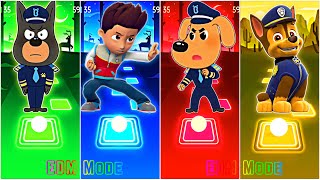 PAW Patrol amp Sheriff Labrador  Sheriff Labrador 🆚 Ryder 🆚 Officer Dobermann 🆚 Chase 🎶 Tiles Hop [upl. by Yerfej]