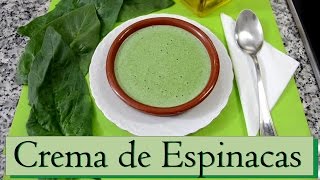 Crema de Espinacas Las Recetas del Hortelano [upl. by Goss733]