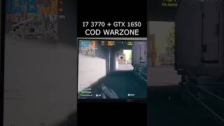 Rodando Warzone em uma GTX 1650 e i7 3770 [upl. by Formenti]