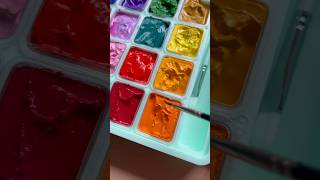 “Exploring gouache gouaches painting CreativeProcess art artshorts colour satisfying [upl. by Landers]