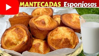 MANTECADAS ESPONJOSAS con ingredientes que TIENES en CASADulce Hogar Recetas 💕 [upl. by Casta]