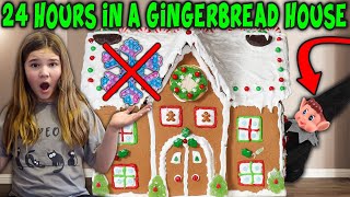 No Christmas Pop It Fidgets For 24 Hours 24 Hours In A Box Fort Gingerbread House [upl. by Guglielma]