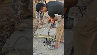 Destroying Asphalt with a Jackhammer  Intense Demolition Action [upl. by Laval436]