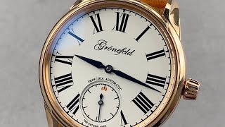 Gronefeld 1941 Principia Gronefeld Watch Review [upl. by Judas]