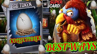 BEST WAYS TO GET UNLIMITED GOBBLEDY GOOKER EGG TOKEN COLLECTIBLES  WWE SuperCard [upl. by Sowell]