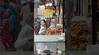 Street food in Peshawar Pakistan famous Sheak charga chicken Karaye Tikha [upl. by Portia]