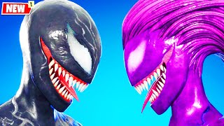 SHEVENOM and AGONY The Last Best Glitched Dances amp Emotes Fortnite [upl. by Enilauqcaj]