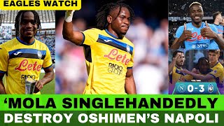 WATCH Ademola Lookman Scores Two Wonderful Goals To Defeat Osimhens Napoli [upl. by Negiam330]