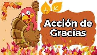 Origen del Día de Acción de Gracias  Cuentos para niños [upl. by Netsyrk]