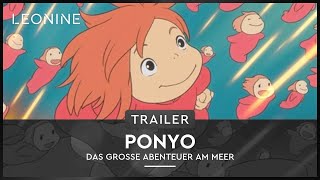 Ponyo  Das große Abenteuer am Meer  Trailer deutschgerman [upl. by Ahsenauj]