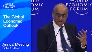 The Global Economic Outlook  Davos 2024  World Economic Forum [upl. by Modesta]