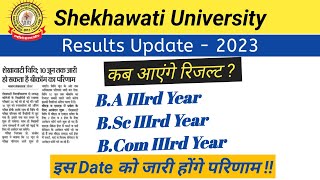 Shekhawati University Results 2023 The Latest Update [upl. by Obediah]