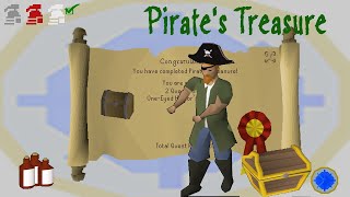 OSRS Pirates Treasure Quest guide  Ironman Approved [upl. by Noiroc]