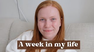 Weekly Vlog  95 work week life update and home updates  Simply Redhead [upl. by Arrimat825]