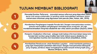 PRESENTASI KELOMPOK 9 BIBLIOGRAFI [upl. by Meggs]