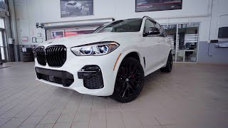 2022 BMW X5 Review Alpine White on Black Vernasca M Sport [upl. by Oruam]