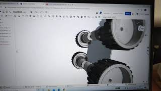 onshape design 4x4 robo race bot 200rpm jonson powerd [upl. by Dean]