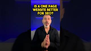 Is a One Page Website Better for SEO [upl. by Schach]