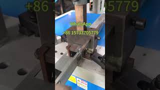 Hydraulic punching machine square tube punching machine made in China punching die [upl. by Klaus]