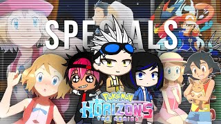 Pokemon horizon react to ash SPECIALSrandomly [upl. by Wall22]